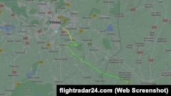 Маршрут палёту EW-535SL 28 траўня 2024 году паводле сайту Flightradar