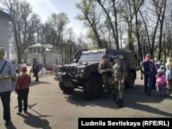 Вайсковая тэхніка ў Пскове