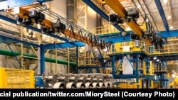 Завод Miory Steel, дзе адбыліся затрыманьні 30 лістапада 2022