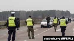 Закрыты памежны пераход на польска-беларускай мяжы ў Баброўніках. Люты 2023