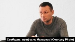 Аляксандар Мішук, старшыня суполкі Беларускага незалежнага прафсаюзу «Беларуськалію»