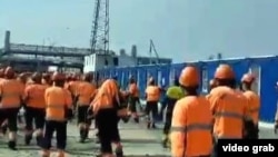 Бунт рабочих на Амурском газоперерабатывающем заводе в Свободном