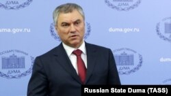 Председатель Госдумы России Вячеслав Володин