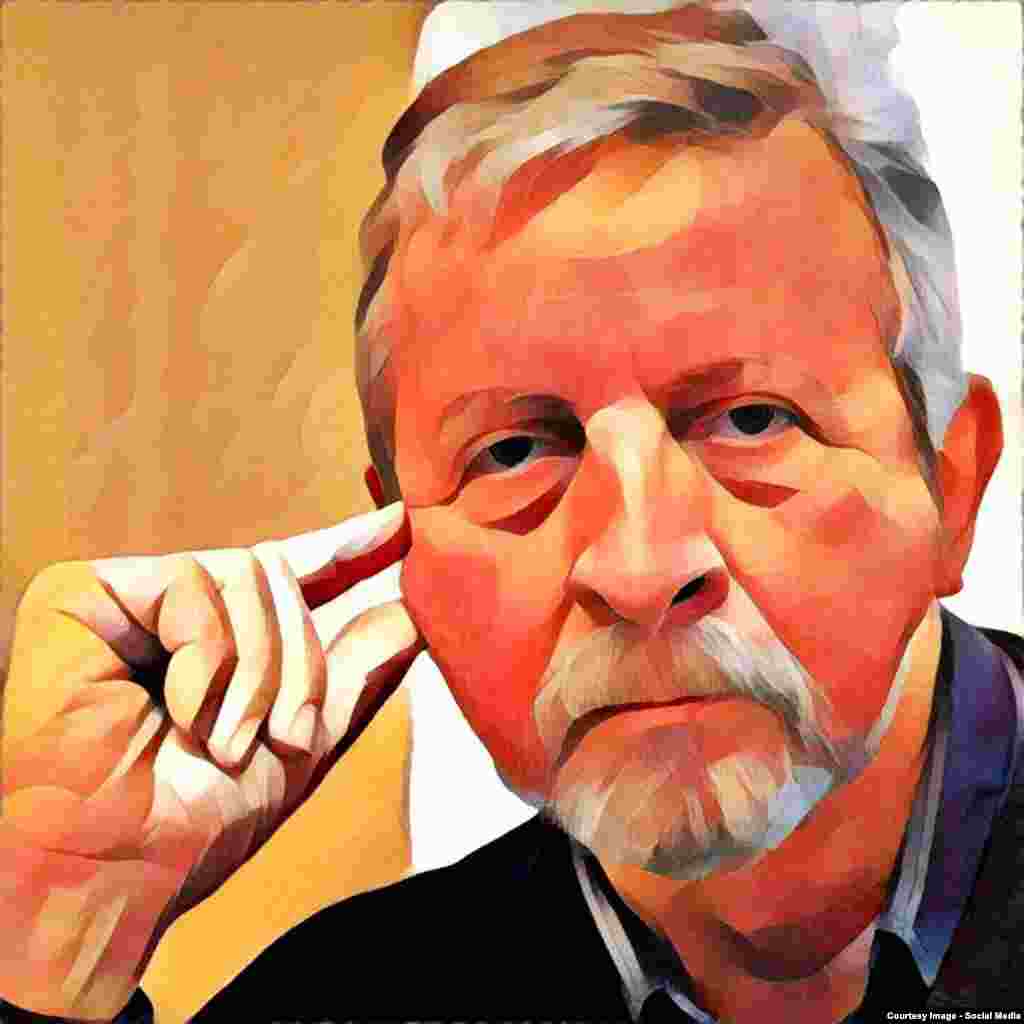 Belarus - poltiicians portraits original and edited by Prisma application