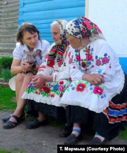 Тацяна Валодзіна ў экспэдыцыі. Здымак Т.Мармыш