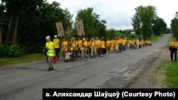 Пілігрымка грэка-каталікоў зь Віцебску ў Полацк, архіўнае фота