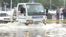 Залева ў Менску. Відэа з розных раёнаў Менску