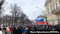 Марш памяці апазыцыйнага палітыка Барыса Нямцова ў Маскве, 24 лютага 2019