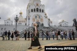 Разьвітаньне з Паўлам Шараметам у Менску