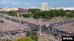 Рэкордны па колькасьці пратэст у Менску