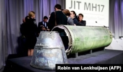 Фрагмэнт расейскай ракеты, якой быў зьбіты рэйс MH17