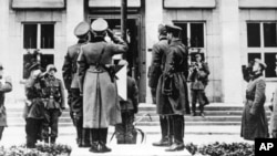 Савецка-нямецкі парад у Берасьці 22 верасьня 1939 году