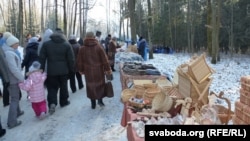 Попыт на калядным кірмашы на сувэніры быў невялікім