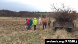 Дастаўка дубкоў на месца пасадкі