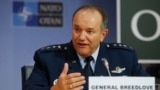 Belgium -- US General Philip Breedlove, Supreme Allied Commander Europe, during a news conference at the end of 173rd Nato Military Committee in Chiefs of Defence Session at the Alliance headquarters, in Brussels, May 21, 2015