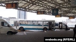 Belarus - Maskouski Bus Station in Minsk, 5Dec2013 