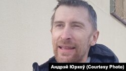 Андрэй Юркоў пасьля вызваленьня з ізалятару