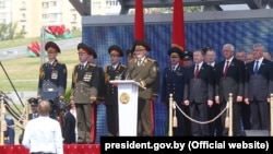 Ілюстрацыйнае фота. Аляксандар Лукашэнка на парадзе на Дзень незалежнасьці 3 ліпеня 2016 году ў Менску 