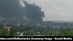 Сёньняшні бой па Мар'інкай, якая знаходзіцца пад кантролем Украіны.